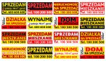 Baner reklamowy „Sprzedam” – możliwe warianty