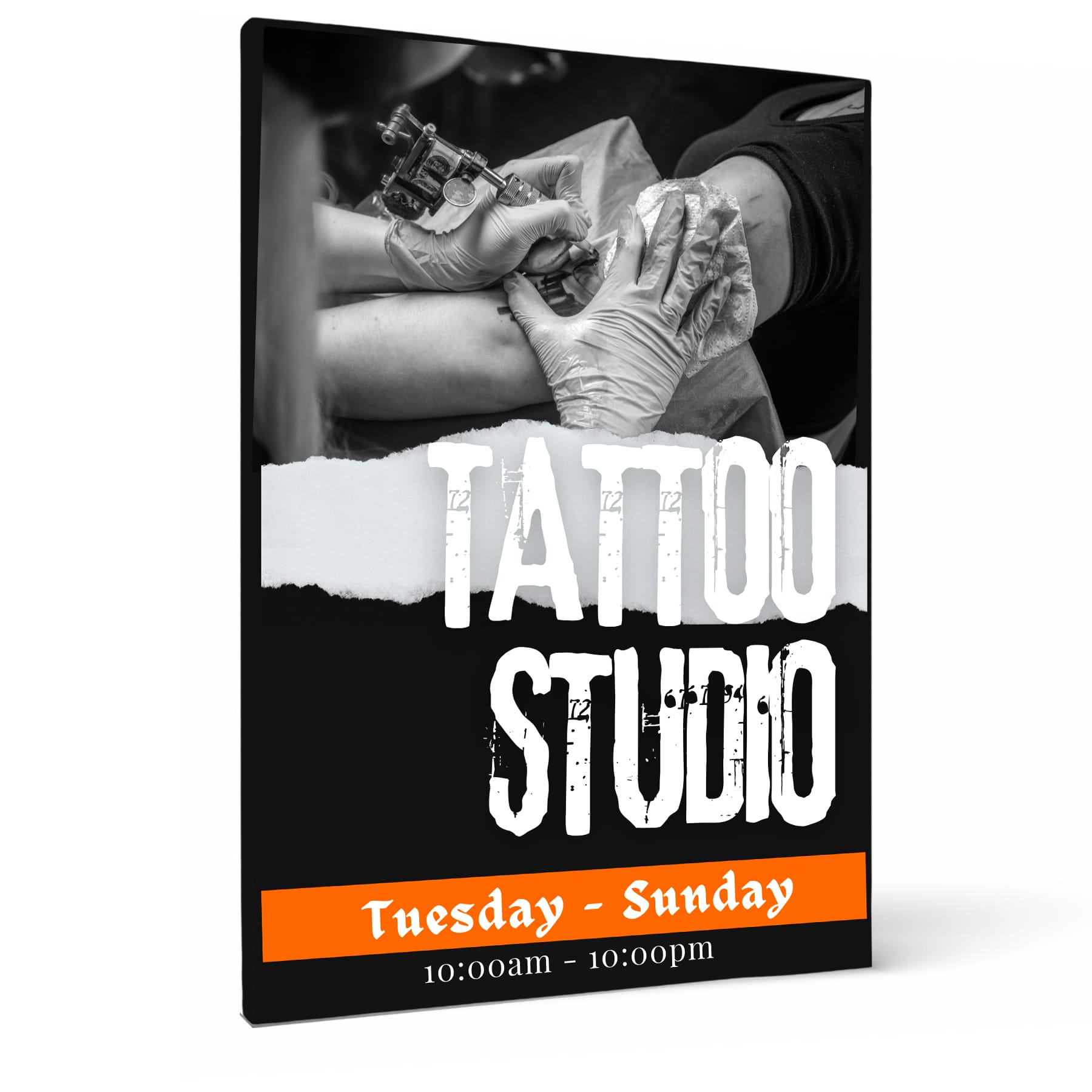 Tablica PCV czarna Tattoo Tablice reklamowe PCV - obrazek 1