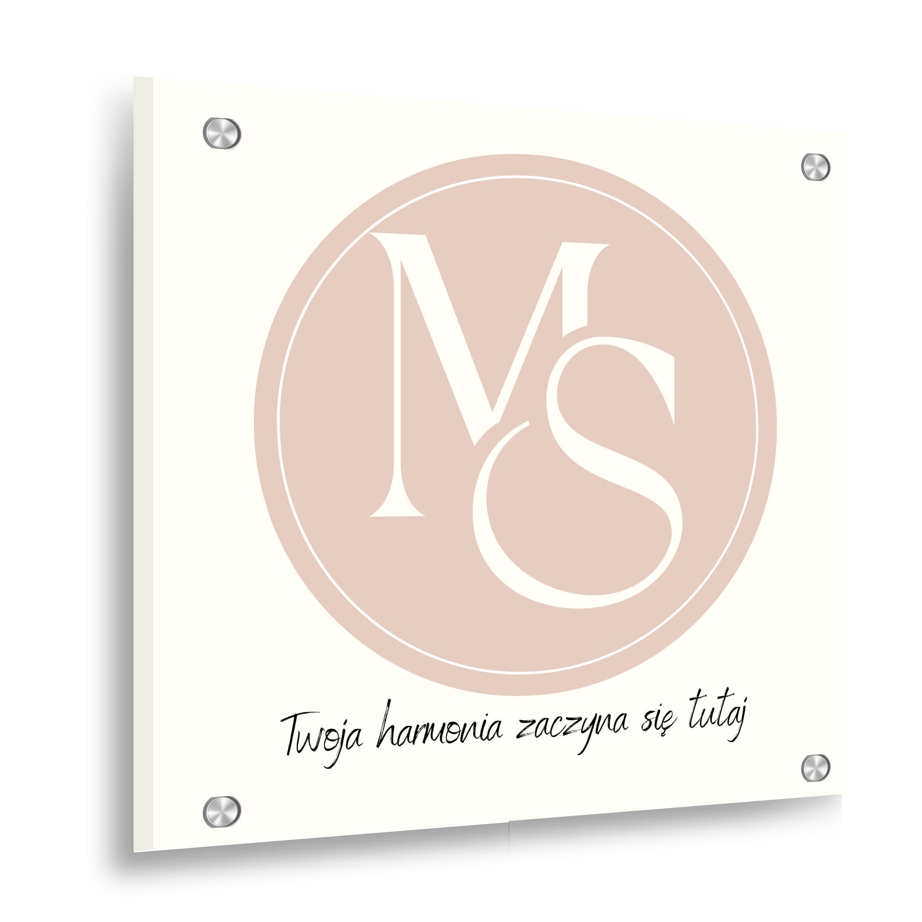 Werbetafeln aus milchigem Plexiglas Tablice reklamowe Plexi mleczna - 40x60cm - obrazek 1