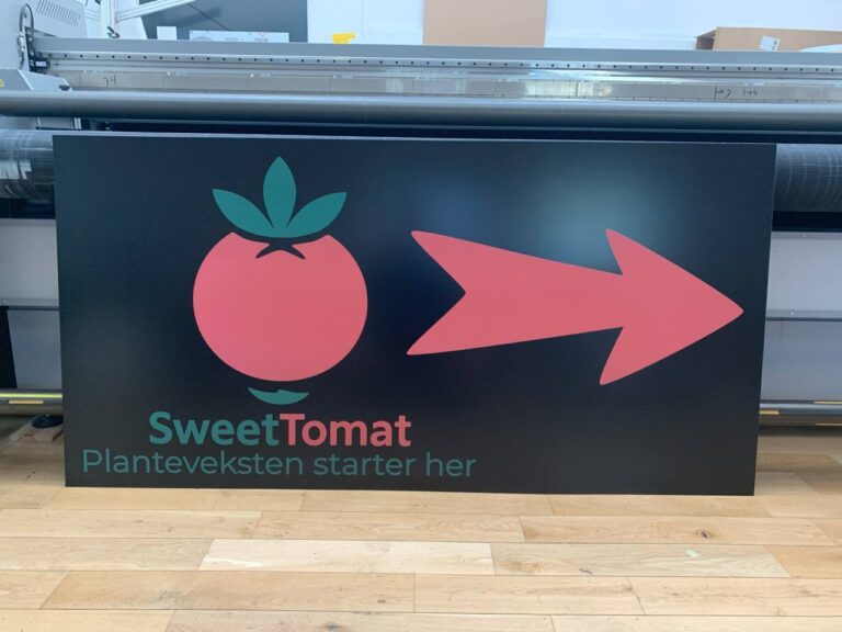 Szyld reklamowy dibond SweetTomat