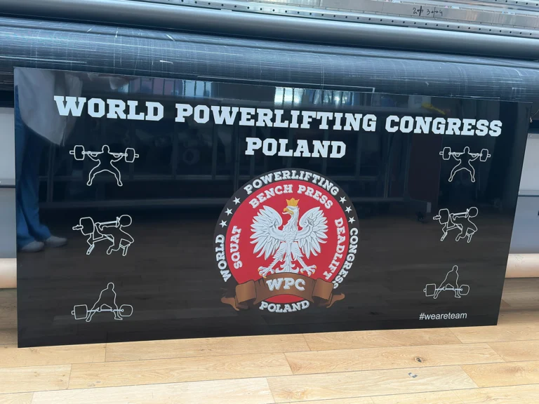 World Powerlifting Congress Poland – tablice i szyldy reklamowe