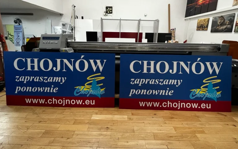 Chojnów zaprasza ponownie – tablice i szyldy reklamowe