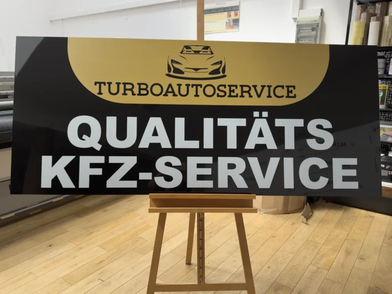TurboAutoService – tablice i szyldy reklamowe dla warsztatu