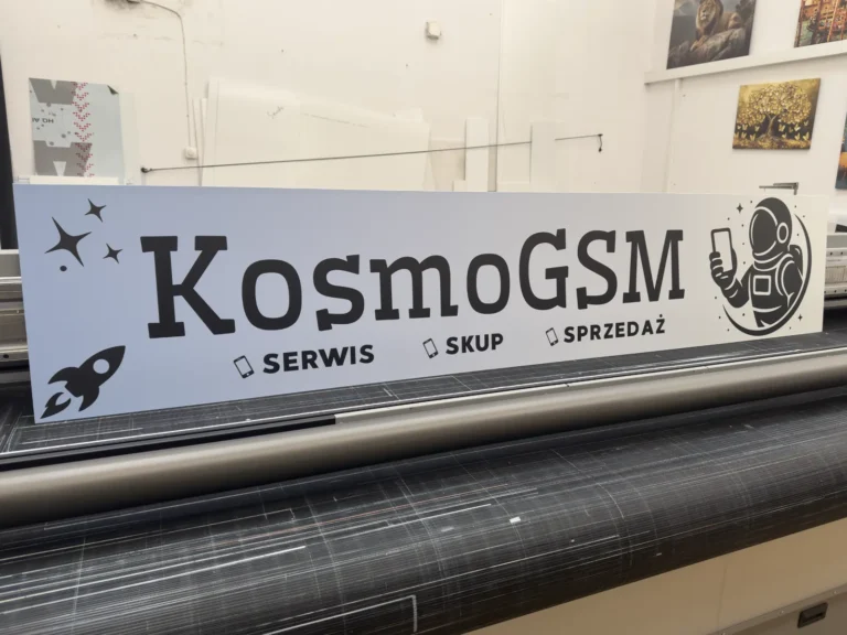 KosmoGSM – serwis i sprzedaż telefonów, tablice i szyldy reklamowe