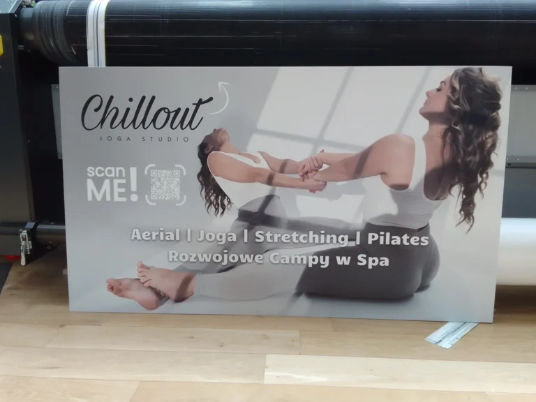 Chillout Joga Studio – trening i pilates, tablice i szyldy reklamowe