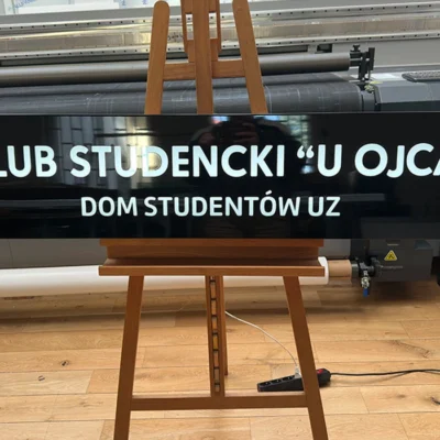 Szyld „Klub Studencki U Ojca” – tablice i szyldy reklamowe