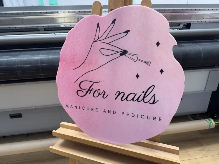 Obraz plexi reklama For Nails – druk UV