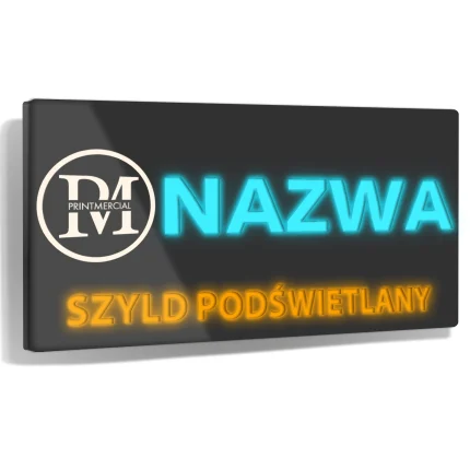 Szyld podświetlany z dibondu - obrazek 4