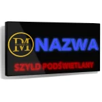 Szyld podświetlany z dibondu - obrazek 3