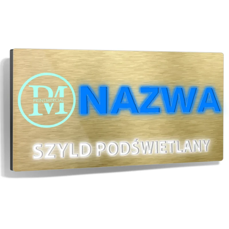 Złoty szczotkowany