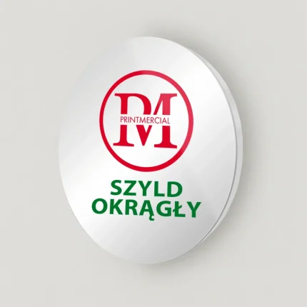 Szyld podświetlany okrągły