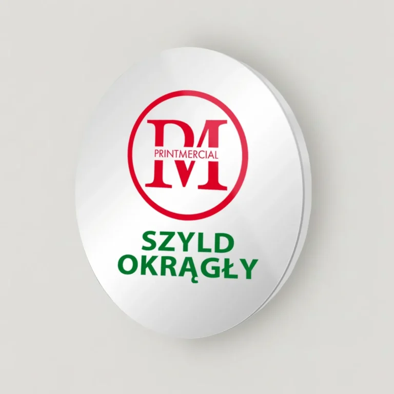 Szyld podświetlany okrągły
