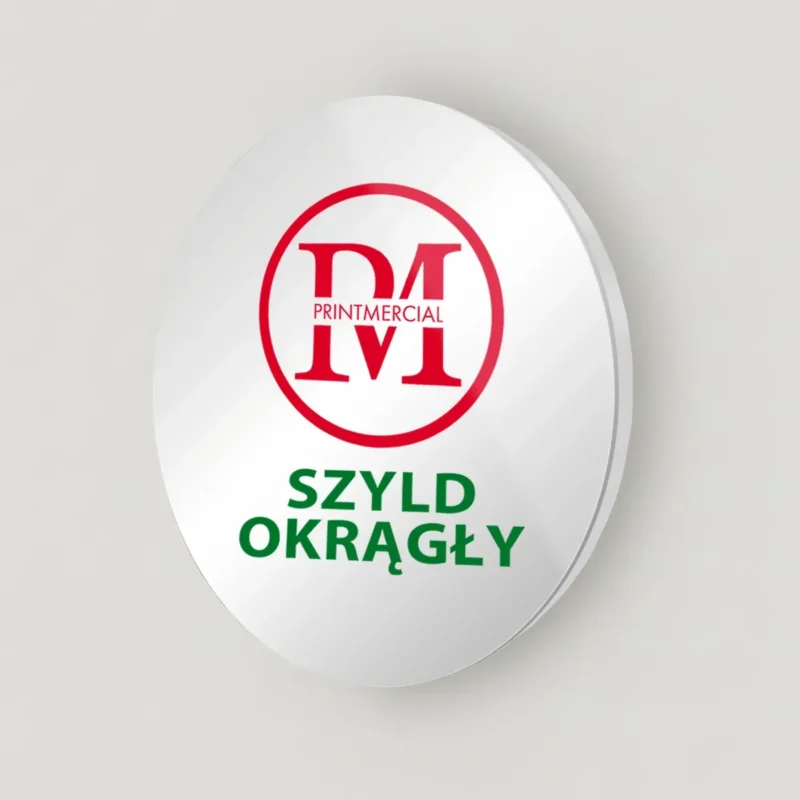 Szyld podświetlany okrągły