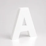 Mleczna litera 3D z plexi podświetlana LED