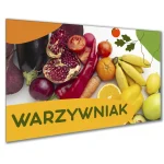 szyld warzywniak owoce warzywa sklep spożywczy reklama