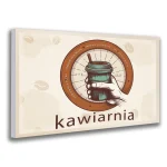 szyld kawiarnia kawa kubek reklama sklep gastronomia