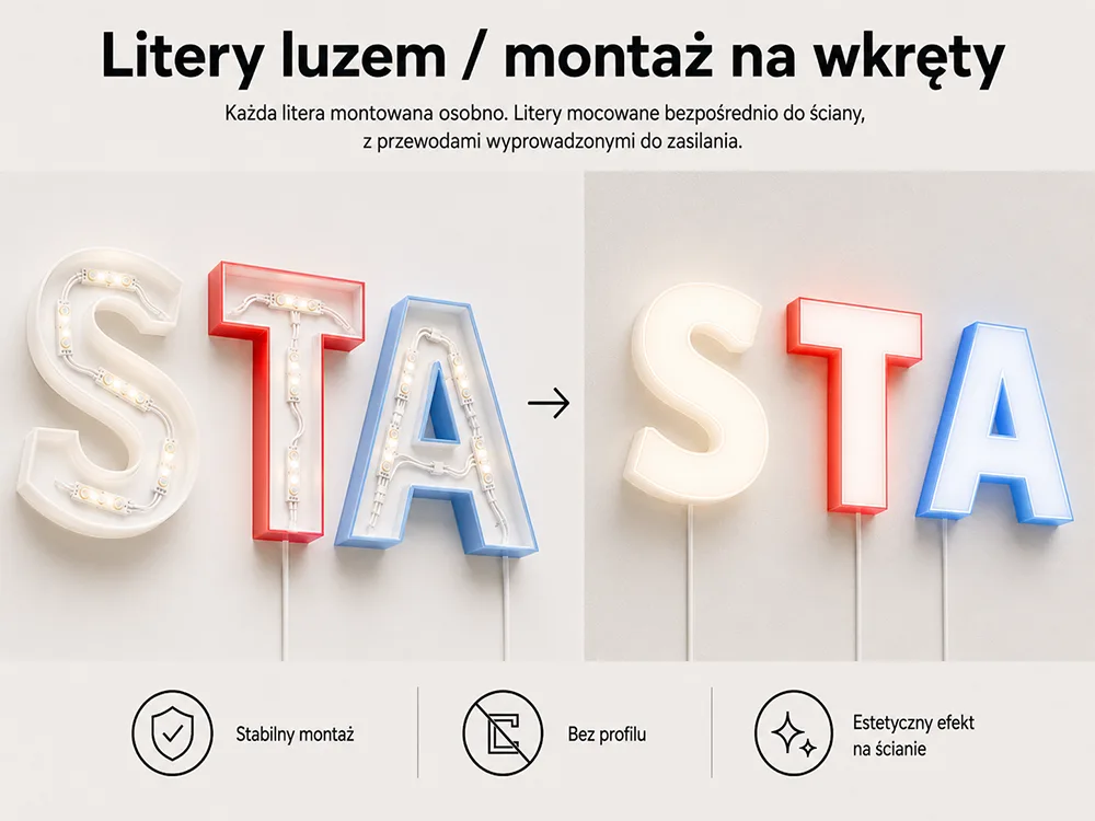 Litery luzem