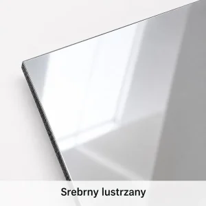 Srebrny lustrzany