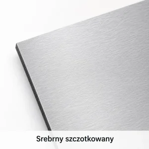 Srebrny szczotkowany