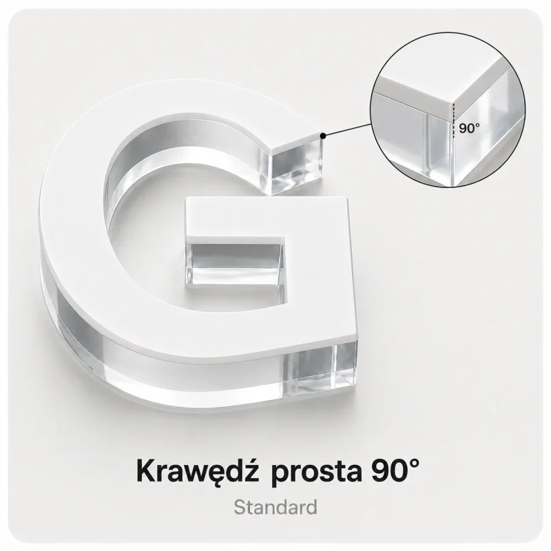 Krawędź prosta 90° / Standard