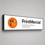 Kaseton reklamowy z dibondu 250x50 cm od producenta PrintMercial